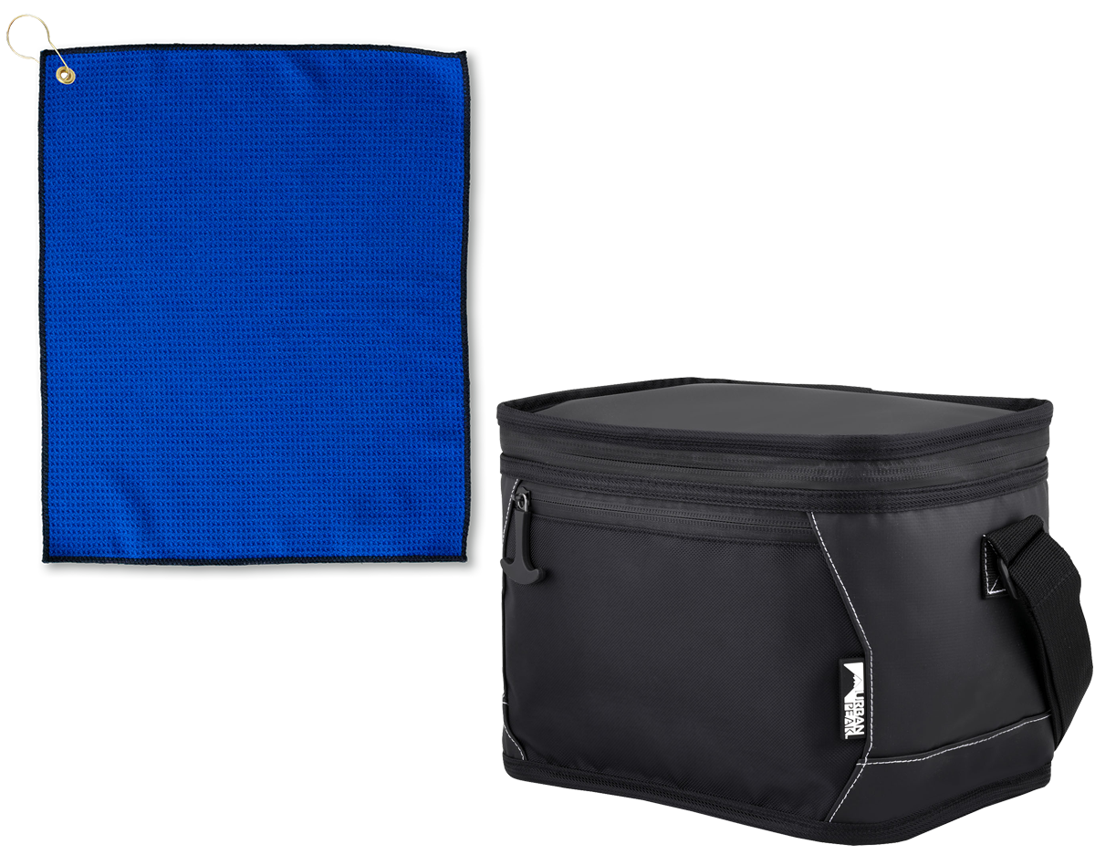 Pro Towels Kit essentiel de golf Urban Peak® CB165 - UPK74 blue