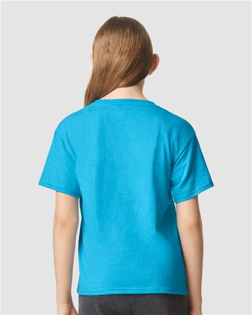 Gildan Youth Softstyle® CVC T-Shirt - 64000BCVC Caribbean Mist