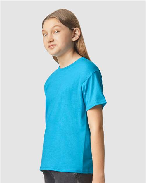 Gildan Youth Softstyle® CVC T-Shirt - 64000BCVC Caribbean Mist