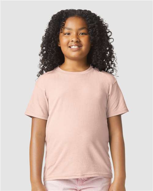 Gildan Youth Softstyle® CVC T-Shirt - 64000BCVC Dusty Rose