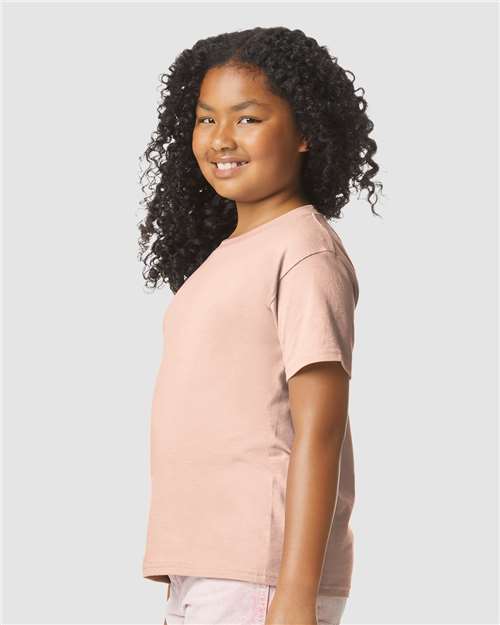 Gildan Youth Softstyle® CVC T-Shirt - 64000BCVC Dusty Rose