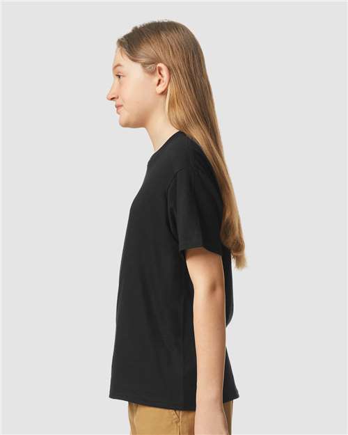 Gildan Youth Softstyle® CVC T-Shirt - 64000BCVC Pitch Black
