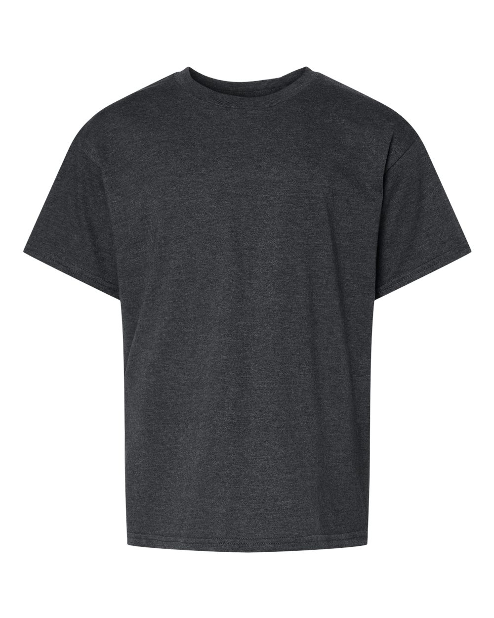 Gildan Youth Softstyle® CVC T-Shirt - 64000BCVC Pitch Black Mist