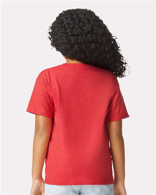 Gildan Youth Softstyle® CVC T-Shirt - 64000BCVC Red Mist