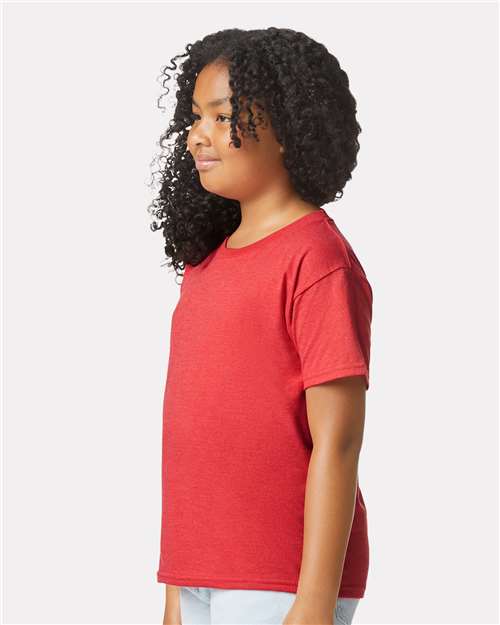 Gildan Youth Softstyle® CVC T-Shirt - 64000BCVC Red Mist