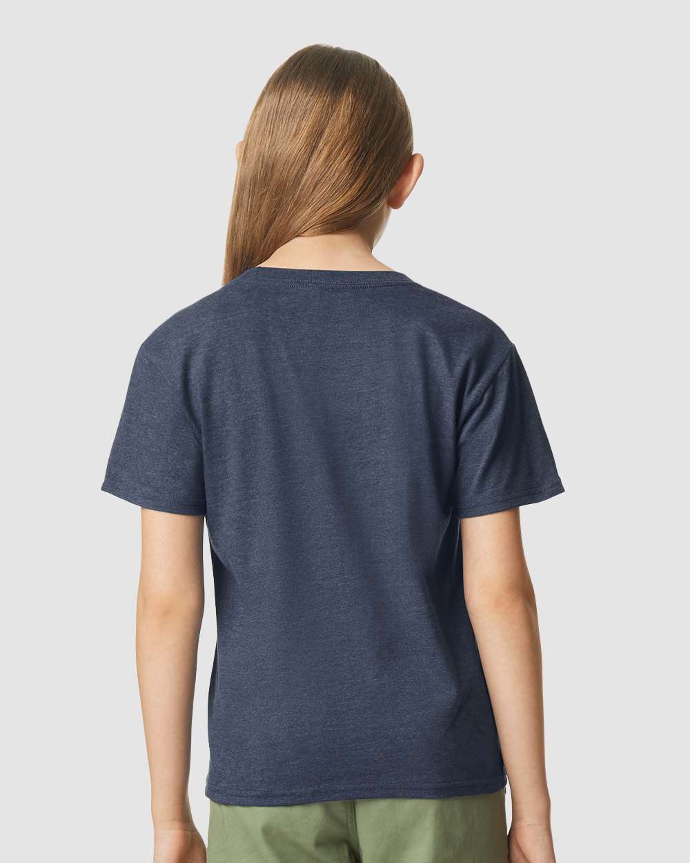 Gildan Youth Softstyle® CVC T-Shirt - 64000BCVC Navy Mist