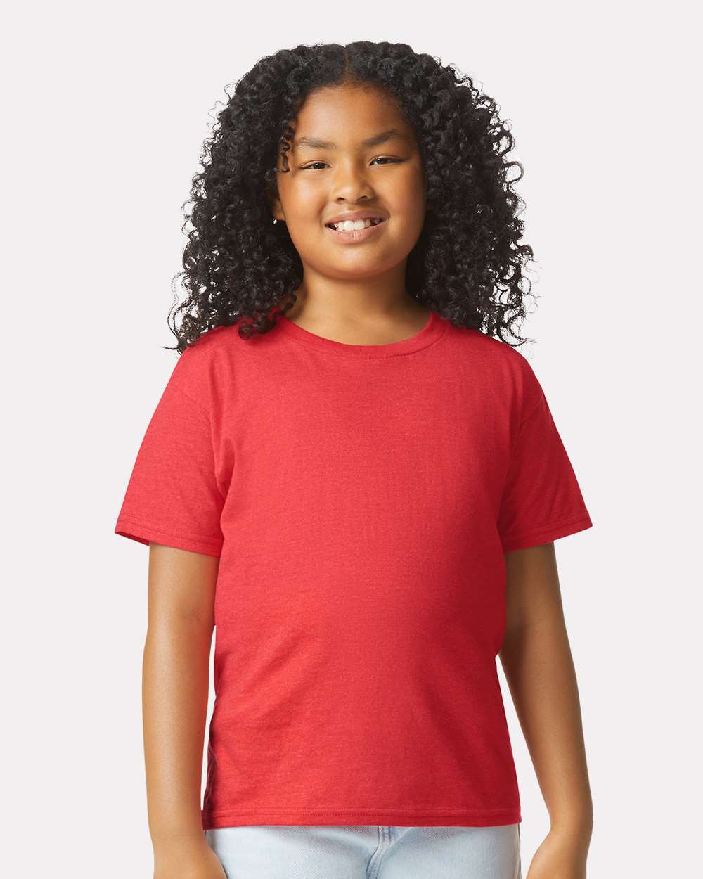 Gildan Youth Softstyle® CVC T-Shirt - 64000BCVC Red Mist
