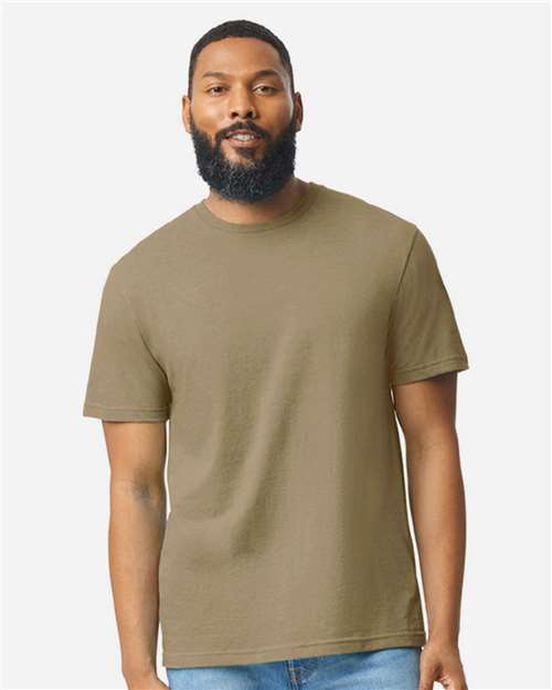 Gildan Unisex Softstyle® CVC T-Shirt - 64000CVC Dune Mist