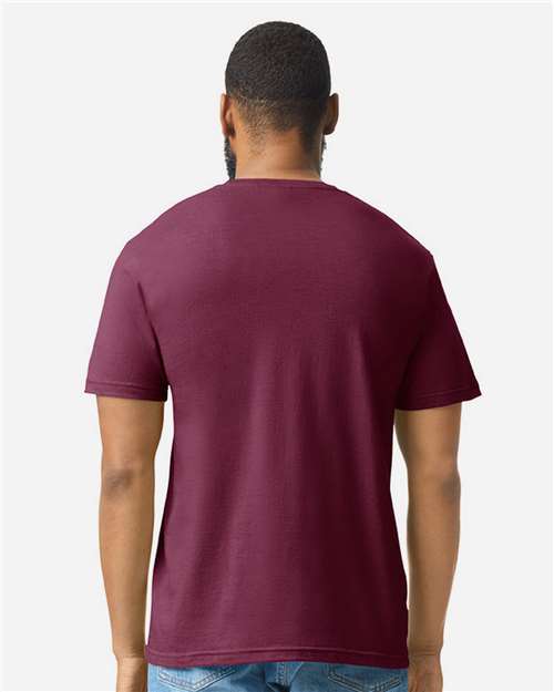 Gildan Unisex Softstyle® CVC T-Shirt - 64000CVC Maroon Mist