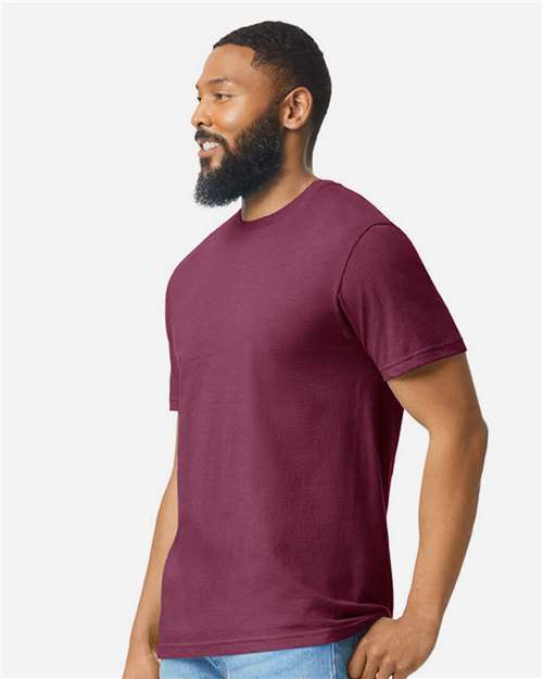 Gildan Unisex Softstyle® CVC T-Shirt - 64000CVC Maroon Mist