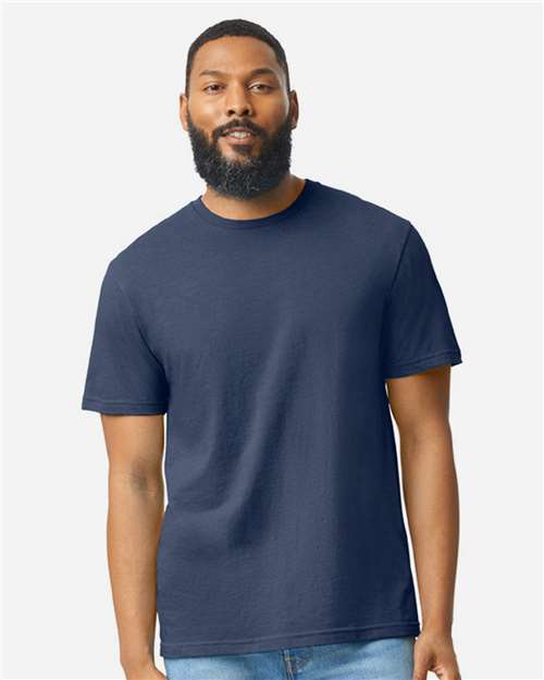Gildan Unisex Softstyle® CVC T-Shirt - 64000CVC Navy Mist