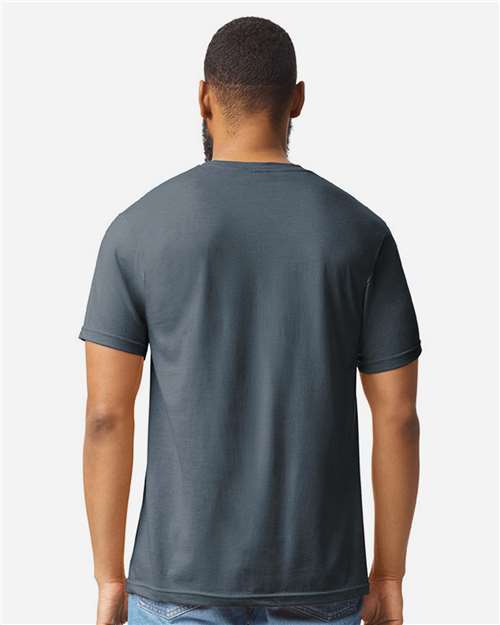 Gildan Unisex Softstyle® CVC T-Shirt - 64000CVC Steel Blue