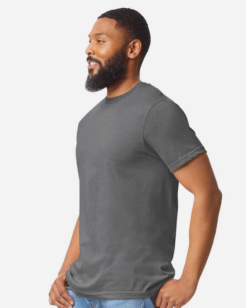 Gildan Unisex Softstyle® CVC T-Shirt - 64000CVC Gunmetal