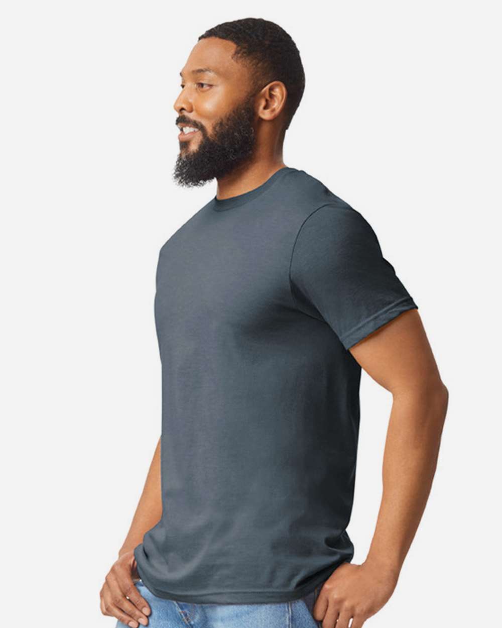 Gildan Unisex Softstyle® CVC T-Shirt - 64000CVC Steel Blue