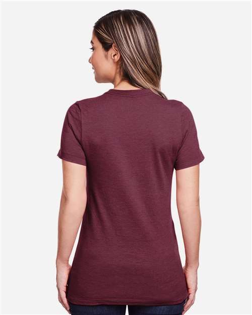 Gildan Women's Softstyle® CVC T-Shirt - 64001LCVC Maroon Mist