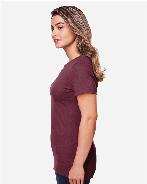 Gildan Women's Softstyle® CVC T-Shirt - 64001LCVC Maroon Mist