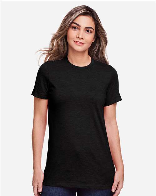 Gildan Women's Softstyle® CVC T-Shirt - 64001LCVC Pitch Black