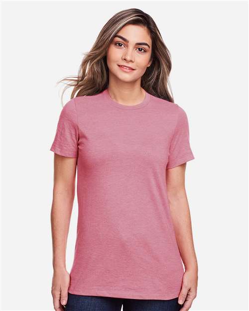Gildan Women's Softstyle® CVC T-Shirt - 64001LCVC Plumrose