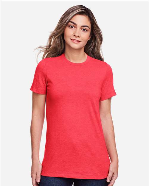 Gildan Women's Softstyle® CVC T-Shirt - 64001LCVC Red Mist