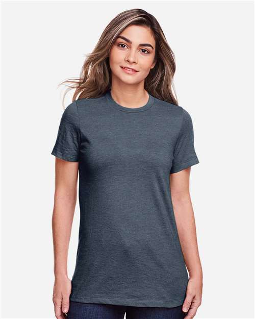 Gildan Women's Softstyle® CVC T-Shirt - 64001LCVC Steel Blue