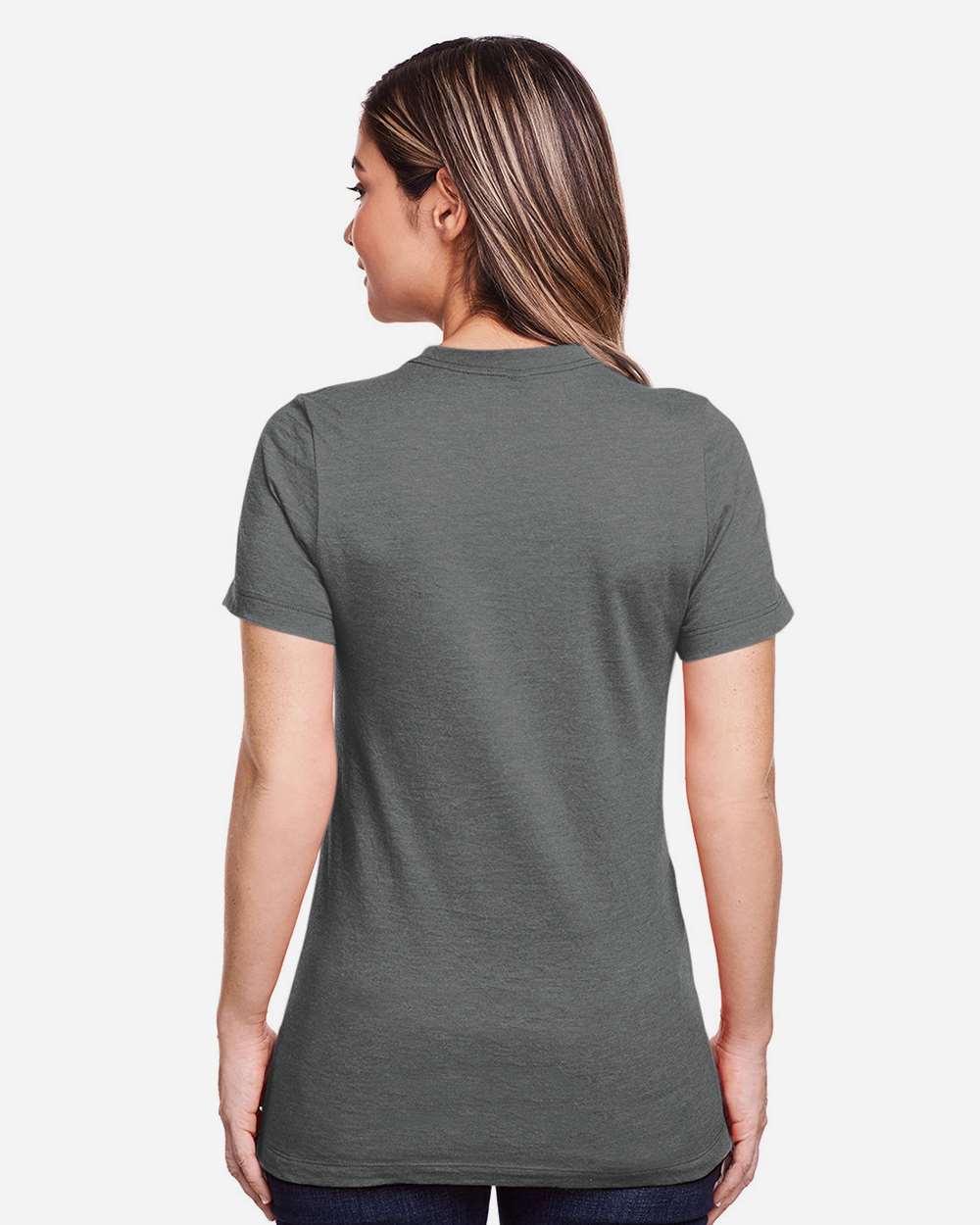 Gildan Women's Softstyle® CVC T-Shirt - 64001LCVC Gunmetal