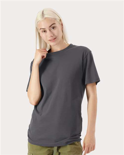 American Apparel Unisex Sueded Cloud Jersey Tee - 5389 - 5389A Sueded Asphalt