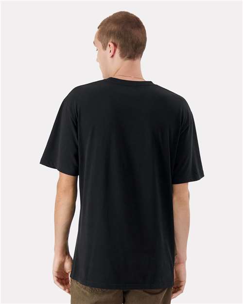American Apparel Unisex Sueded Cloud Jersey Tee - 5389 - 5389A Sueded Black