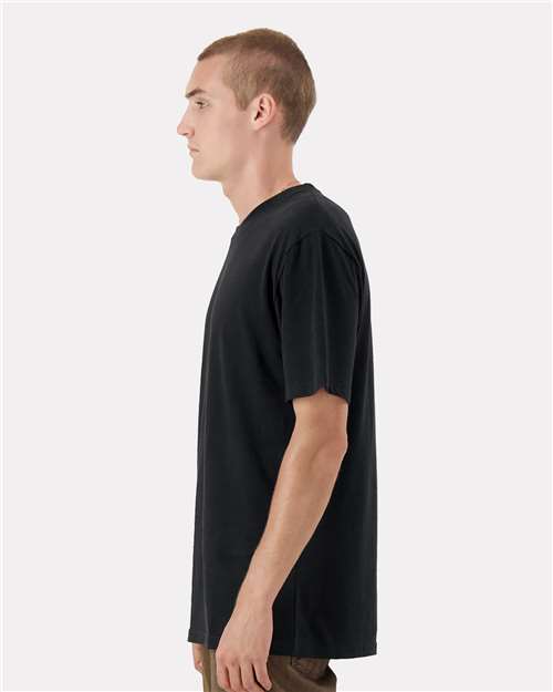 American Apparel Unisex Sueded Cloud Jersey Tee - 5389 - 5389A Sueded Black