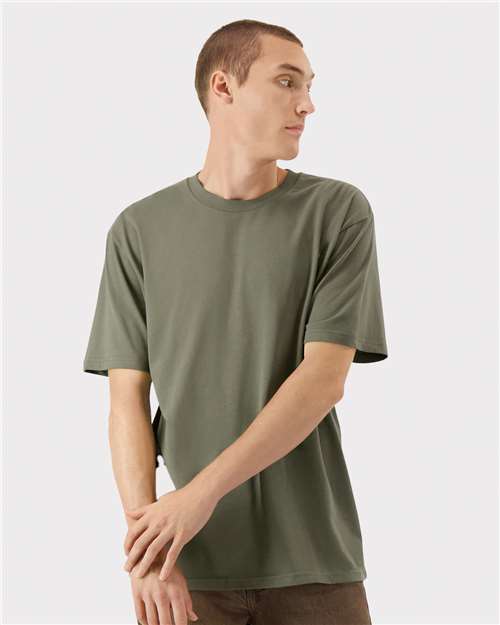 American Apparel Unisex Sueded Cloud Jersey Tee - 5389 - 5389A Sueded Lieutenant