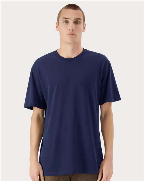 American Apparel Unisex Sueded Cloud Jersey Tee - 5389 - 5389A Sueded Navy