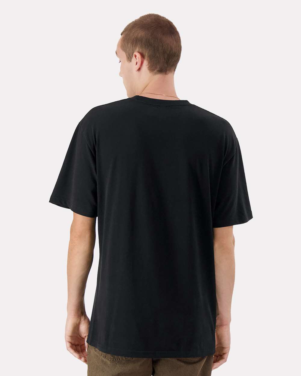 American Apparel Unisex Sueded Tee - 5389 - 5389A Sueded Black