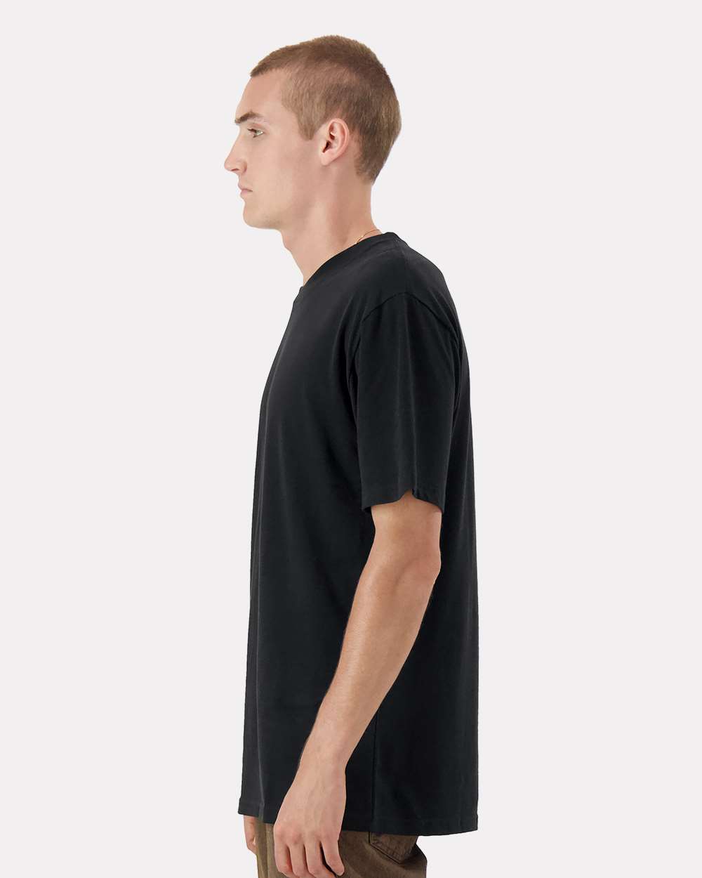 American Apparel Unisex Sueded Tee - 5389 - 5389A Sueded Black