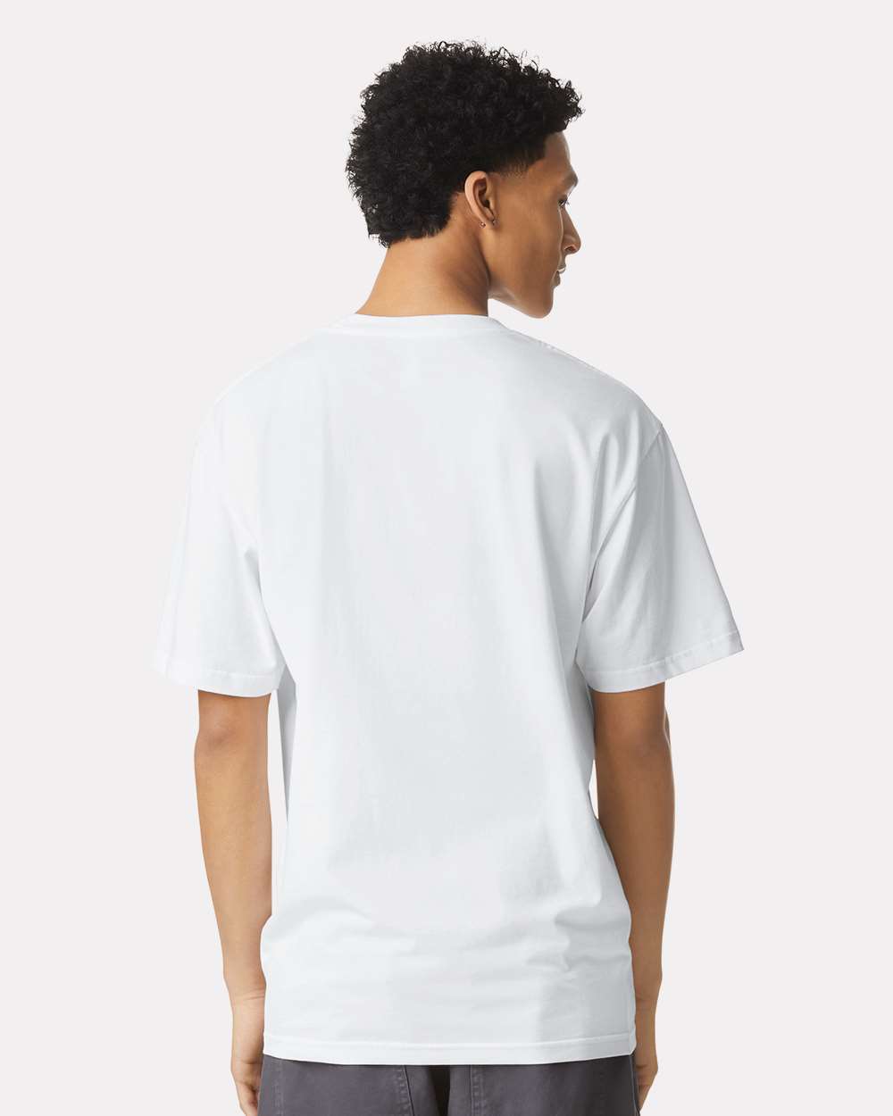 American Apparel Unisex Sueded Tee - 5389 - 5389A Sueded White