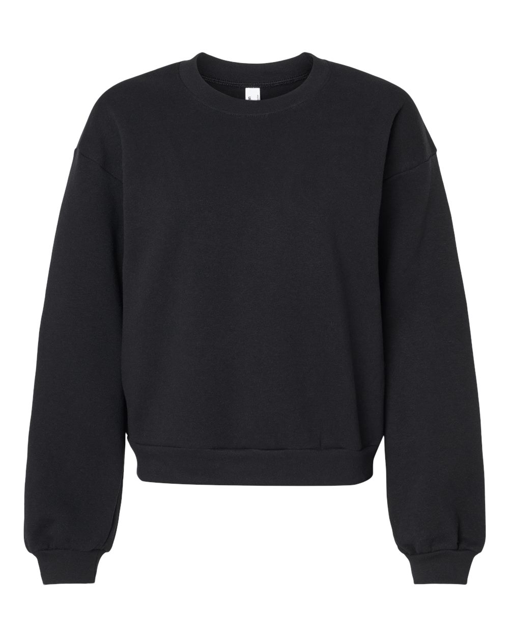 American Apparel Women's ReFlex Fleece Crewneck Sweatshirt - RF494 Black