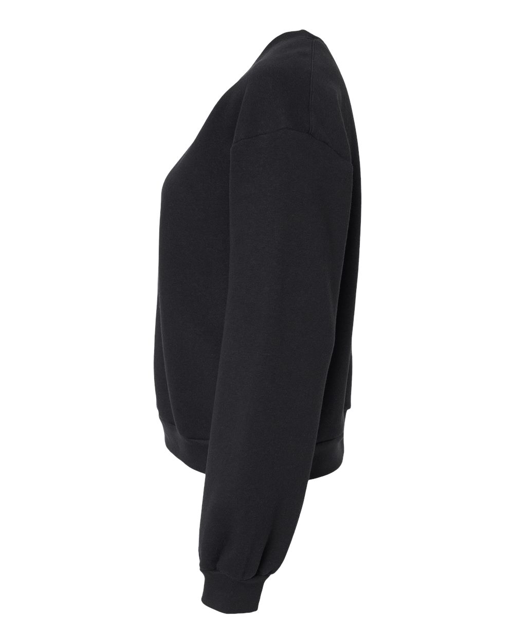 American Apparel Women's ReFlex Fleece Crewneck Sweatshirt - RF494 Black