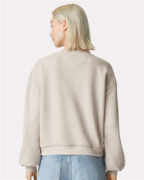 American Apparel Women's ReFlex Fleece Crewneck Sweatshirt - RF494 Bone