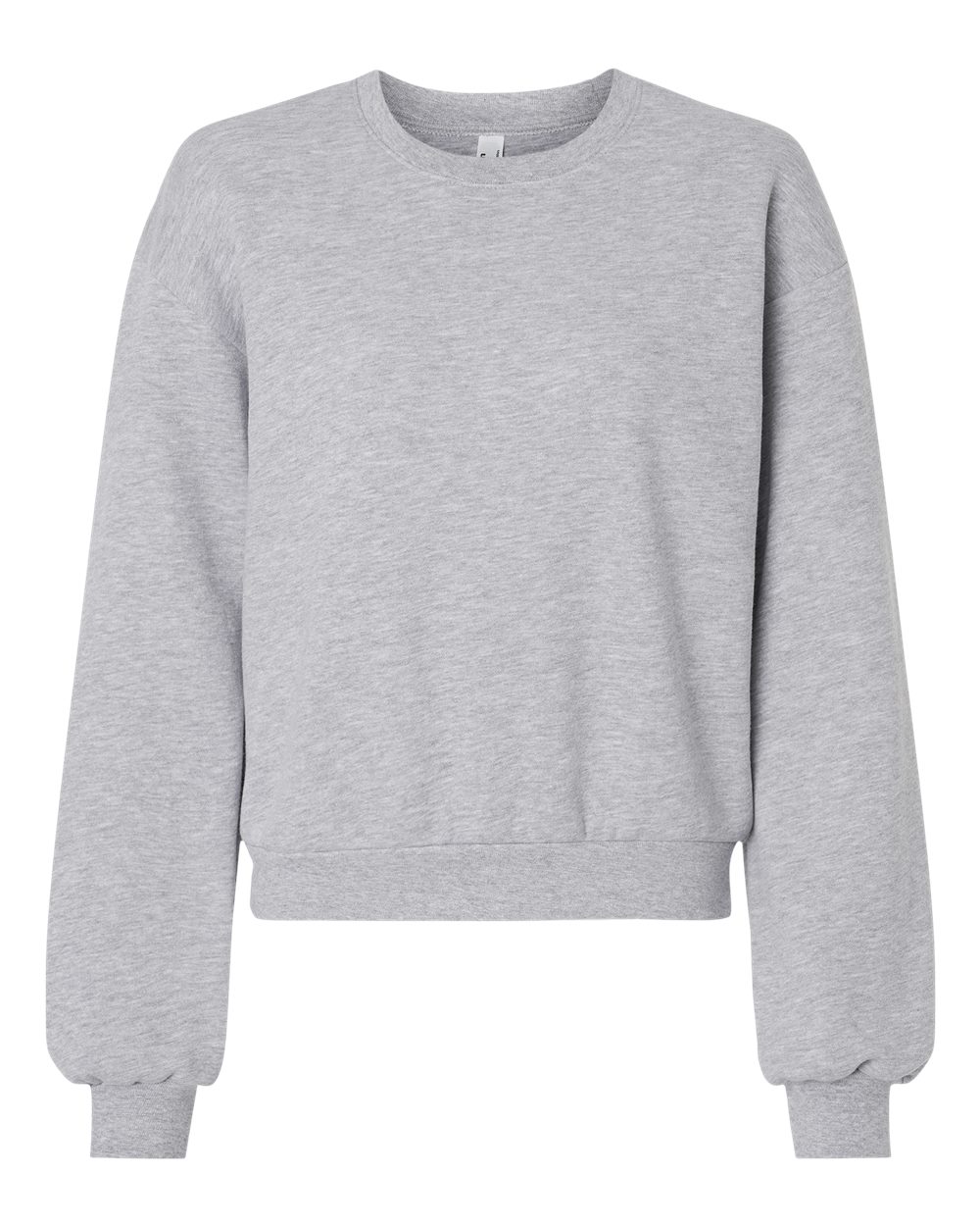 American Apparel Women's ReFlex Fleece Crewneck Sweatshirt - RF494 Heather Grey