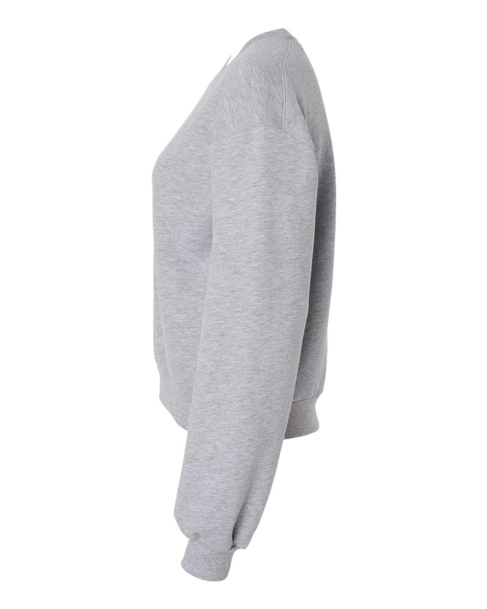 American Apparel Women's ReFlex Fleece Crewneck Sweatshirt - RF494 Heather Grey