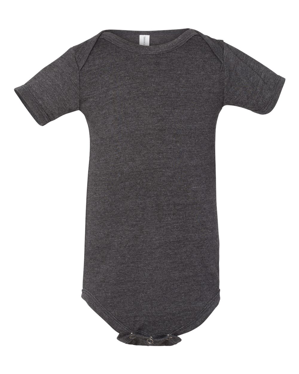 BELLA + CANVAS Infant Jersey One Piece - 100B Dark Grey Heather