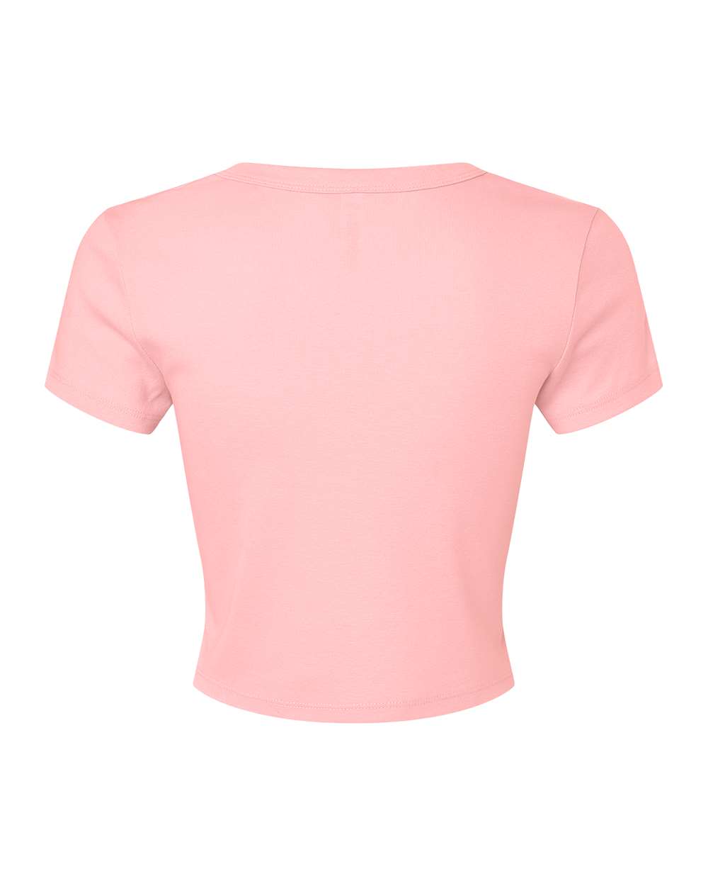 BELLA + CANVAS Women's Micro Rib Baby Tee - 1010 - 1010C Solid Pink Blend