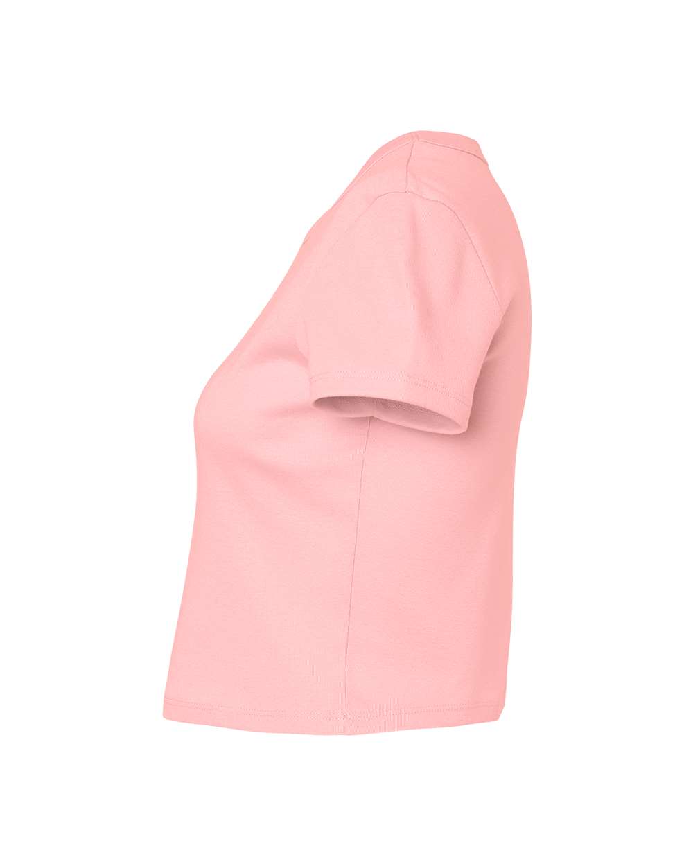 BELLA + CANVAS Women's Micro Rib Baby Tee - 1010 - 1010C Solid Pink Blend