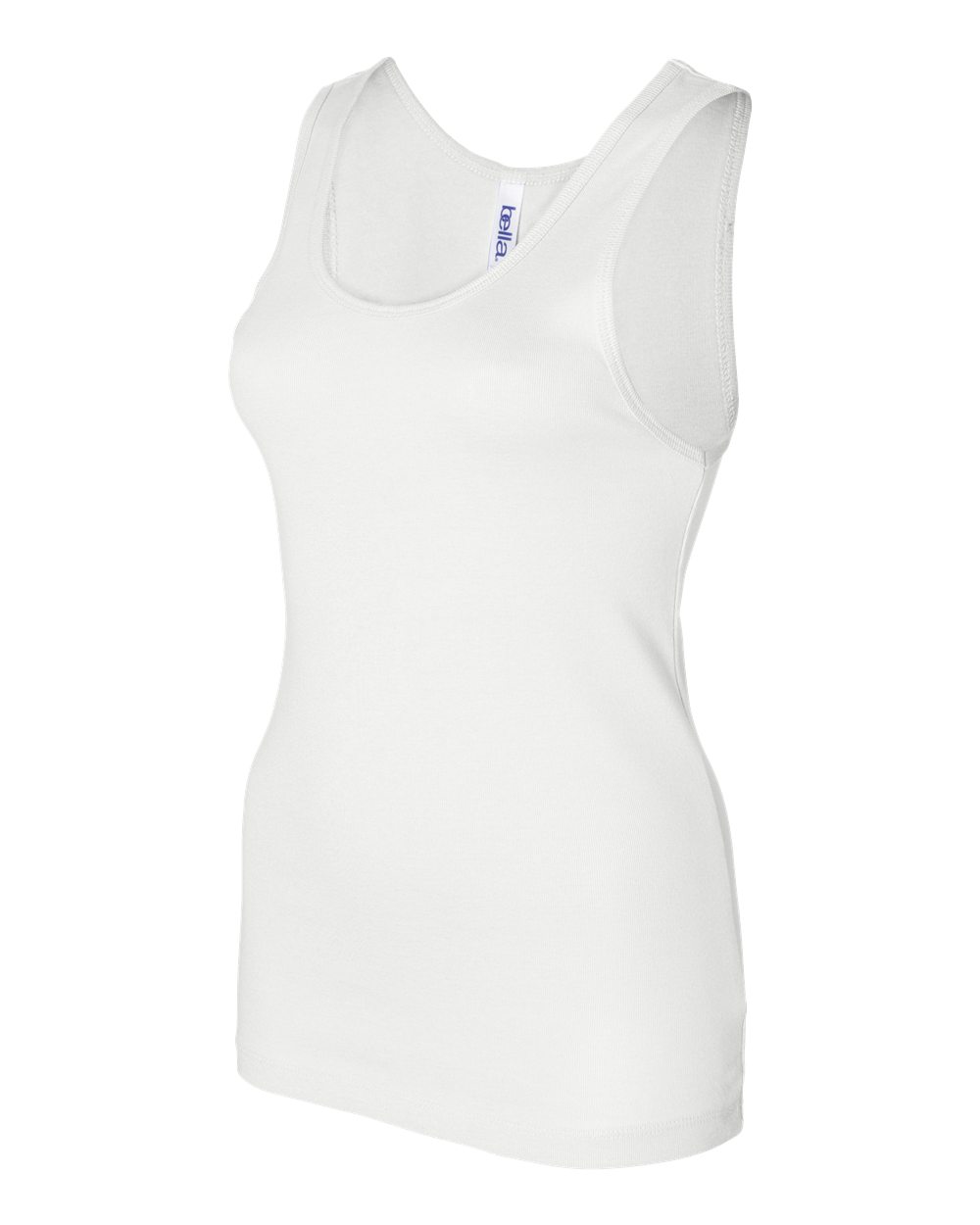 BELLA + CANVAS Women's Baby Rib Tank - 1080 White