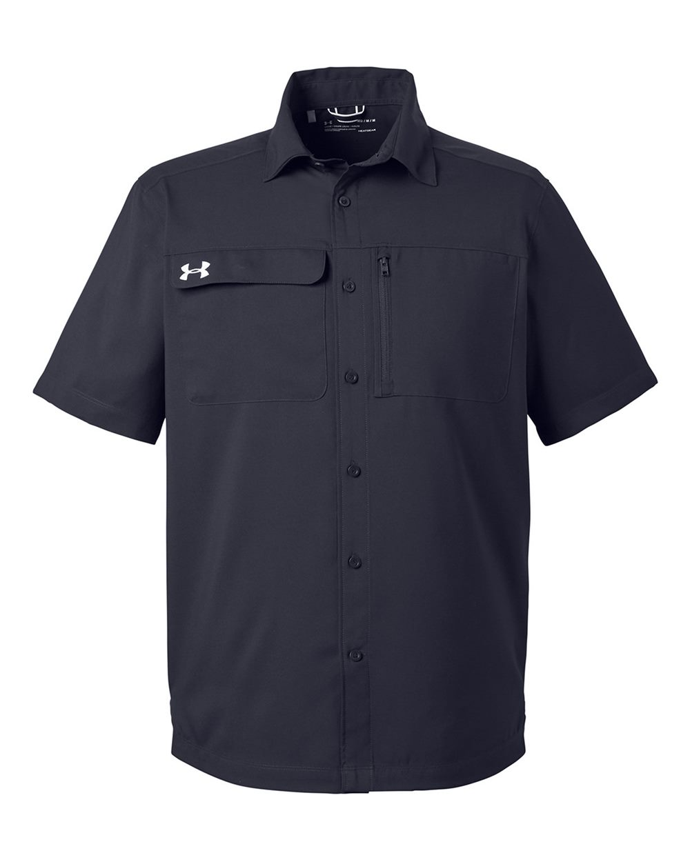 Under Armour Men's Motivate Coach Woven Shirt - 1351360 Black- White