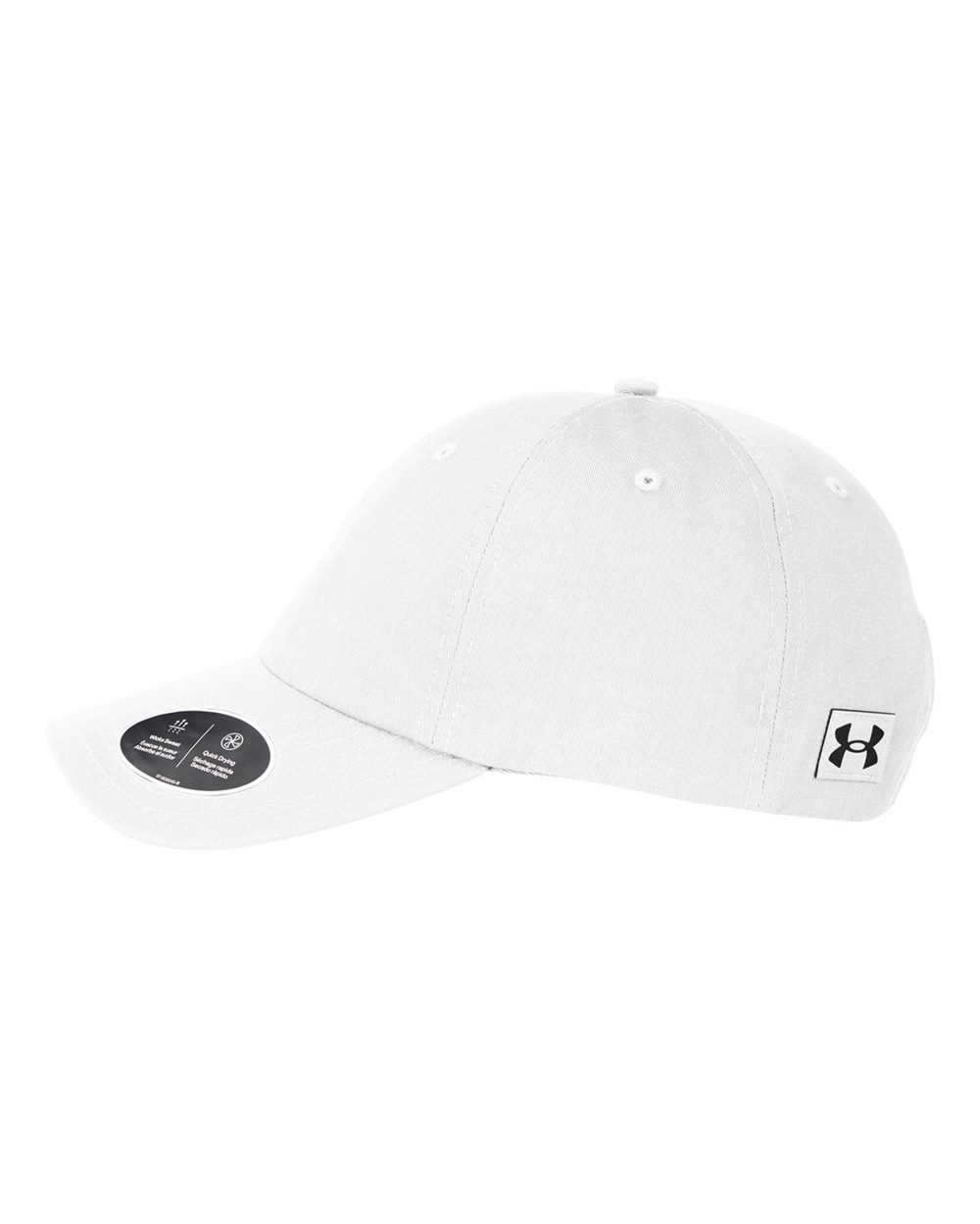 Under Armour Team Chino Cap - 1369785 White- White- Black