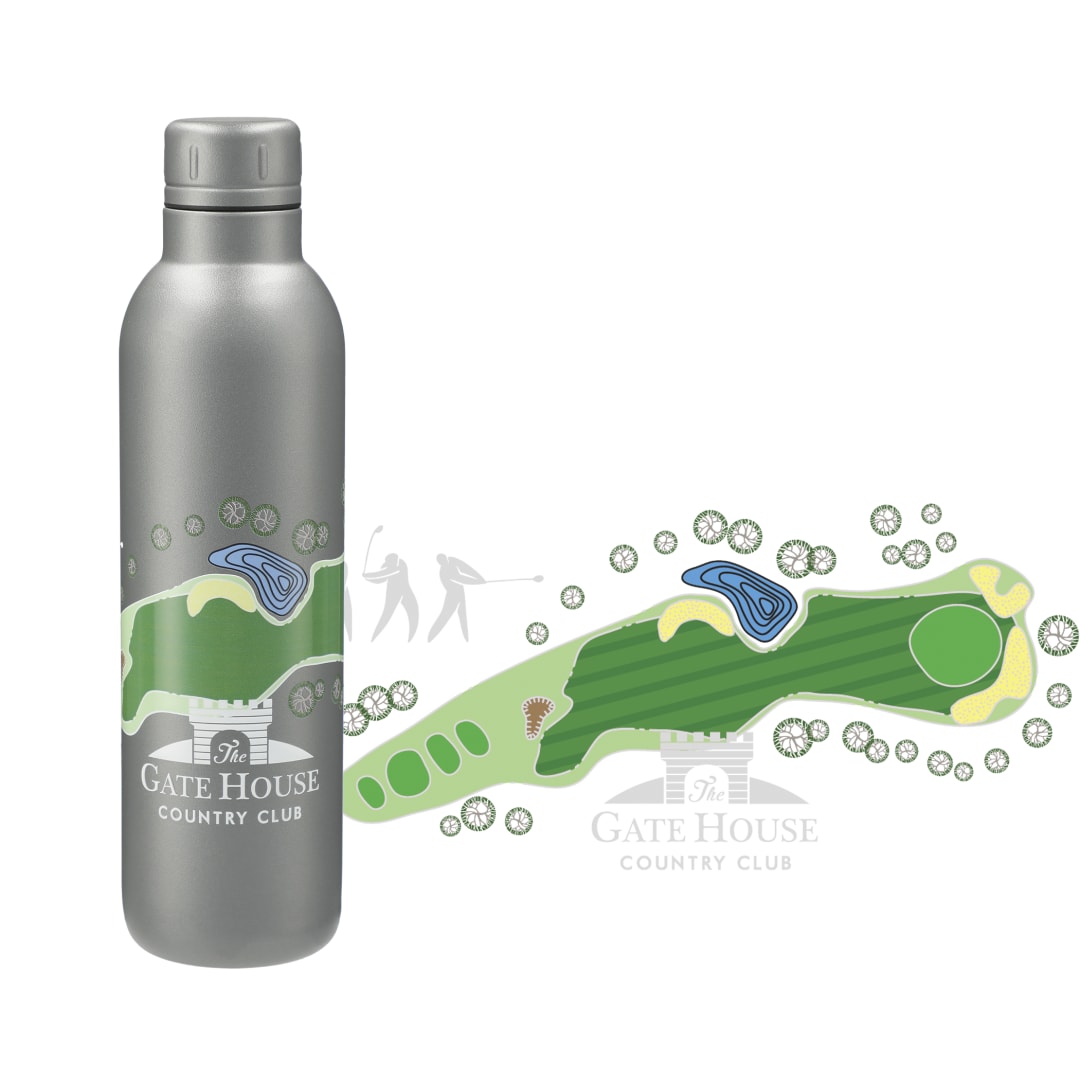 Thor Copper Vacuum Insulated Bottle 17oz - 1626-37 Gray