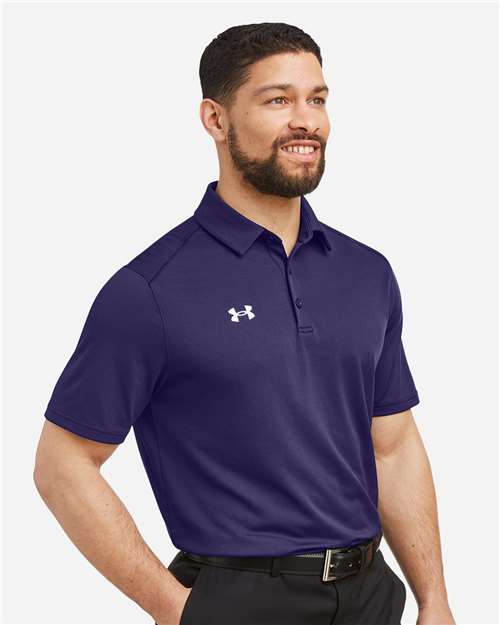 Under Armour Men's Tech™ Polo - 1370399 Purple- White