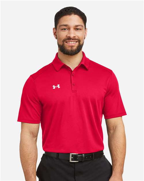 Under Armour Men's Tech™ Polo - 1370399 Red- White