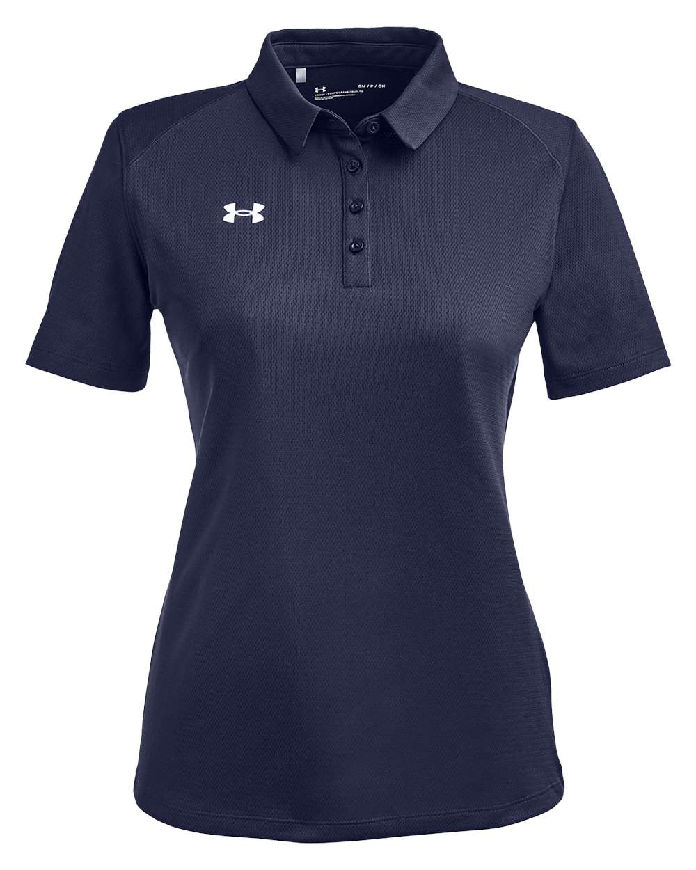 Under Armour Women's Tech™ Polo - 1370431 Midnight Navy- White