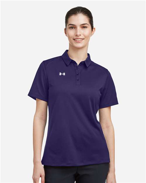 Under Armour Women's Tech™ Polo - 1370431 Purple- White