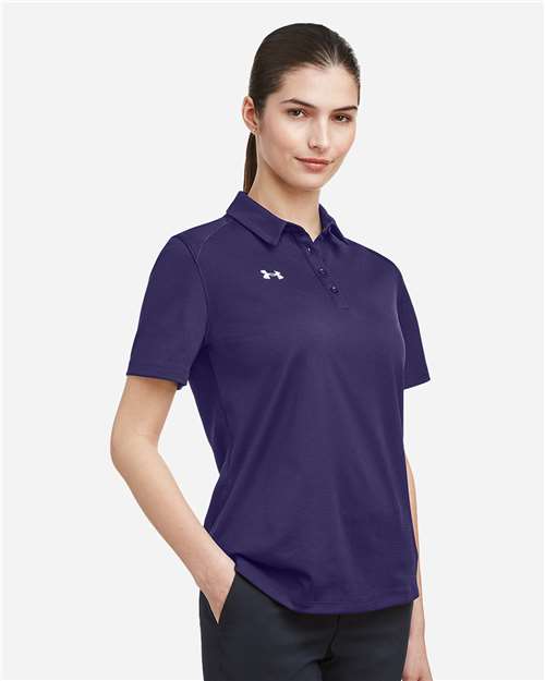 Under Armour Women's Tech™ Polo - 1370431 Purple- White